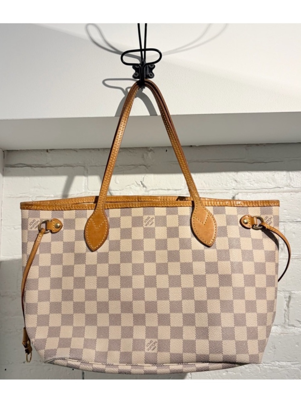 Louis Vuitton Neverfull PM Damier Azur with COA - Picture 4 of 13